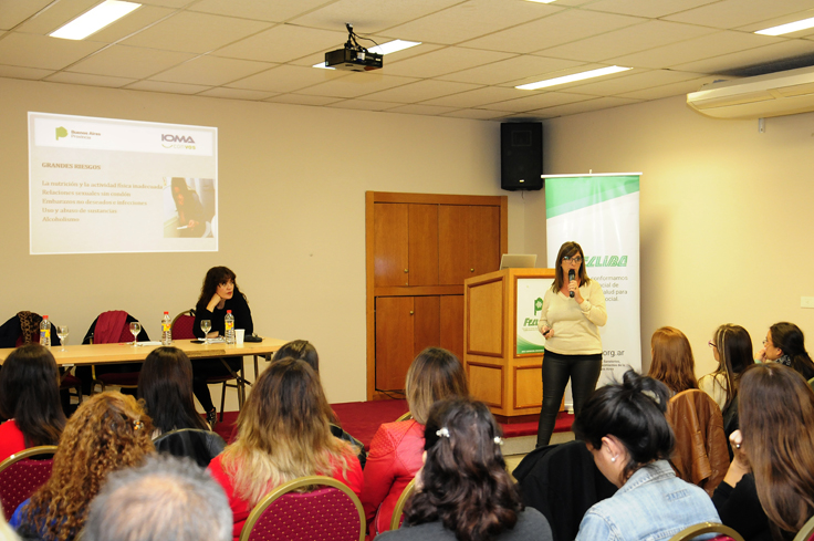 Cristina Amoreo durante su charla